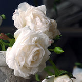 Artificial Scorched Edge Rose Stem - 21.3" - OpalFloarl-Premium artificial flowers and elegant vases to elevate your home decor.