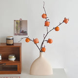Artificial Persimmon Branch - 34.6" - OpalFloarl-Premium artificial flowers and elegant vases to elevate your home decor.