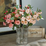 Artificial Camellia Spray - 17.7" - OpalFloarl-Premium artificial flowers and elegant vases to elevate your home decor.