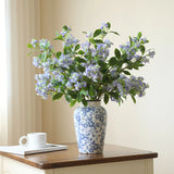 Lifelike Osmanthus Artificial Stems – Blue Serenity – Set of 12 - OpalFloarl-Premium artificial flowers and elegant vases to elevate your home decor.