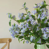 Lifelike Osmanthus Artificial Stems – Blue Serenity – Set of 12 - OpalFloarl-Premium artificial flowers and elegant vases to elevate your home decor.