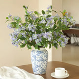 Lifelike Osmanthus Artificial Stems – Blue Serenity – Set of 12 - OpalFloarl-Premium artificial flowers and elegant vases to elevate your home decor.