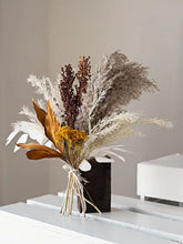 Opalfloral Golden Bloom Pampas and Eucalyptus Dried Flower Set - OpalFloarl-Premium artificial flowers and elegant vases to elevate your home decor.
