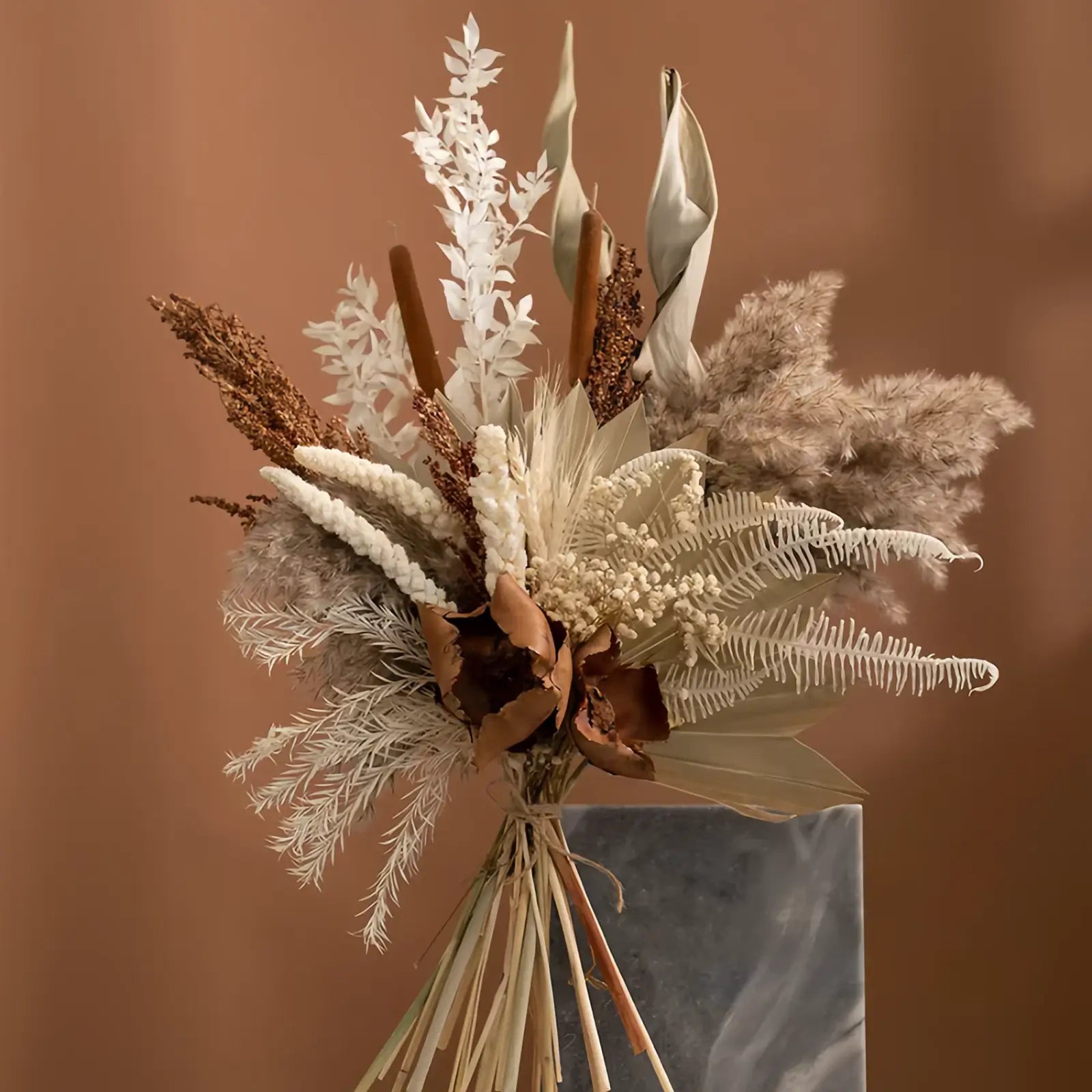 Opalfloral Natural Dried Flower Arrangement - Elegant Boho Styles - OpalFloarl-Premium artificial flowers and elegant vases to elevate your home decor.