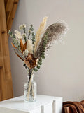 Opalfloral Pampas Grass and Eucalyptus Dried Flower Bouquet - OpalFloarl-Premium artificial flowers and elegant vases to elevate your home decor.