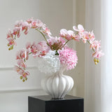 Opalfloral Romantic Pink Orchid & Hydrangea Artificial Bouquet - OpalFloarl-Premium artificial flowers and elegant vases to elevate your home decor.