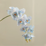 Opalfloral Serene Blue Orchid & Hydrangea Artificial Bouquet - OpalFloarl-Premium artificial flowers and elegant vases to elevate your home decor.