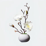 Opalfloral Timeless Faux Magnolia Arrangement – Available in White, Pink, Yellow, and Red - OpalFloarl-Premium artificial flowers and elegant vases to elevate your home decor.