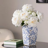 Opalfloral Lifelike White Peony Artificial Bouquet - Elegant Décor - OpalFloarl-Premium artificial flowers and elegant vases to elevate your home decor.