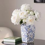 Opalfloral Lifelike White Peony Artificial Bouquet - Elegant Décor - OpalFloarl-Premium artificial flowers and elegant vases to elevate your home decor.