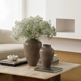 Opalfloral Natural Baby's Breath Dried Flower Bundle – White & Green, 23.6'' Tall - OpalFloarl-Premium artificial flowers and elegant vases to elevate your home decor.