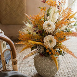 Rustic Fall-Inspired Artificial Floral Arrangement - OpalFloarl-Premium artificial flowers and elegant vases to elevate your home decor.