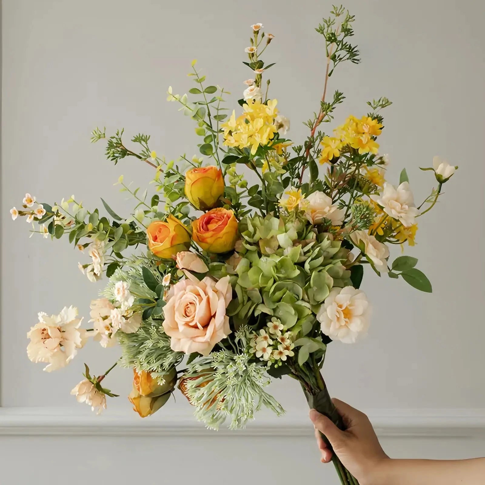 Sunny Meadow Artificial Floral Arrangement - OpalFloarl-Premium artificial flowers and elegant vases to elevate your home decor.