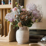 Vintage Lavender and Rose Artificial Floral Arrangement - OpalFloarl-Premium artificial flowers and elegant vases to elevate your home decor.