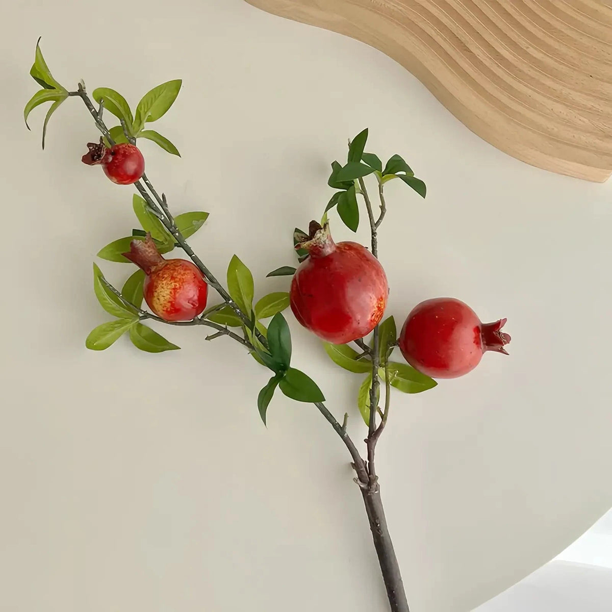 Artificial Pomegranate Branch - 27.2"