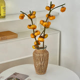 Artificial Mini Pumpkin Branch - 23.6"