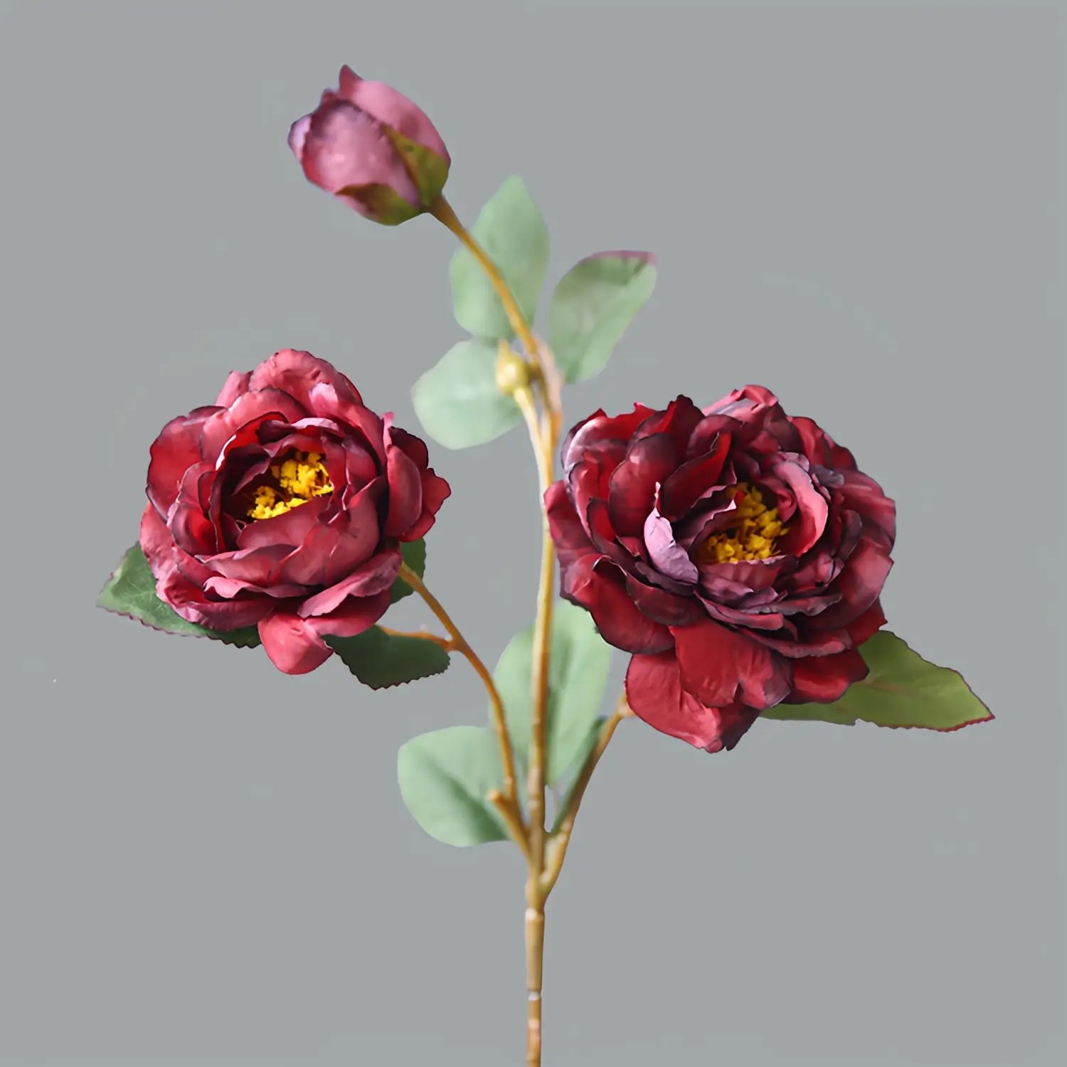 Artificial Triple-Head Peony - 20.8"