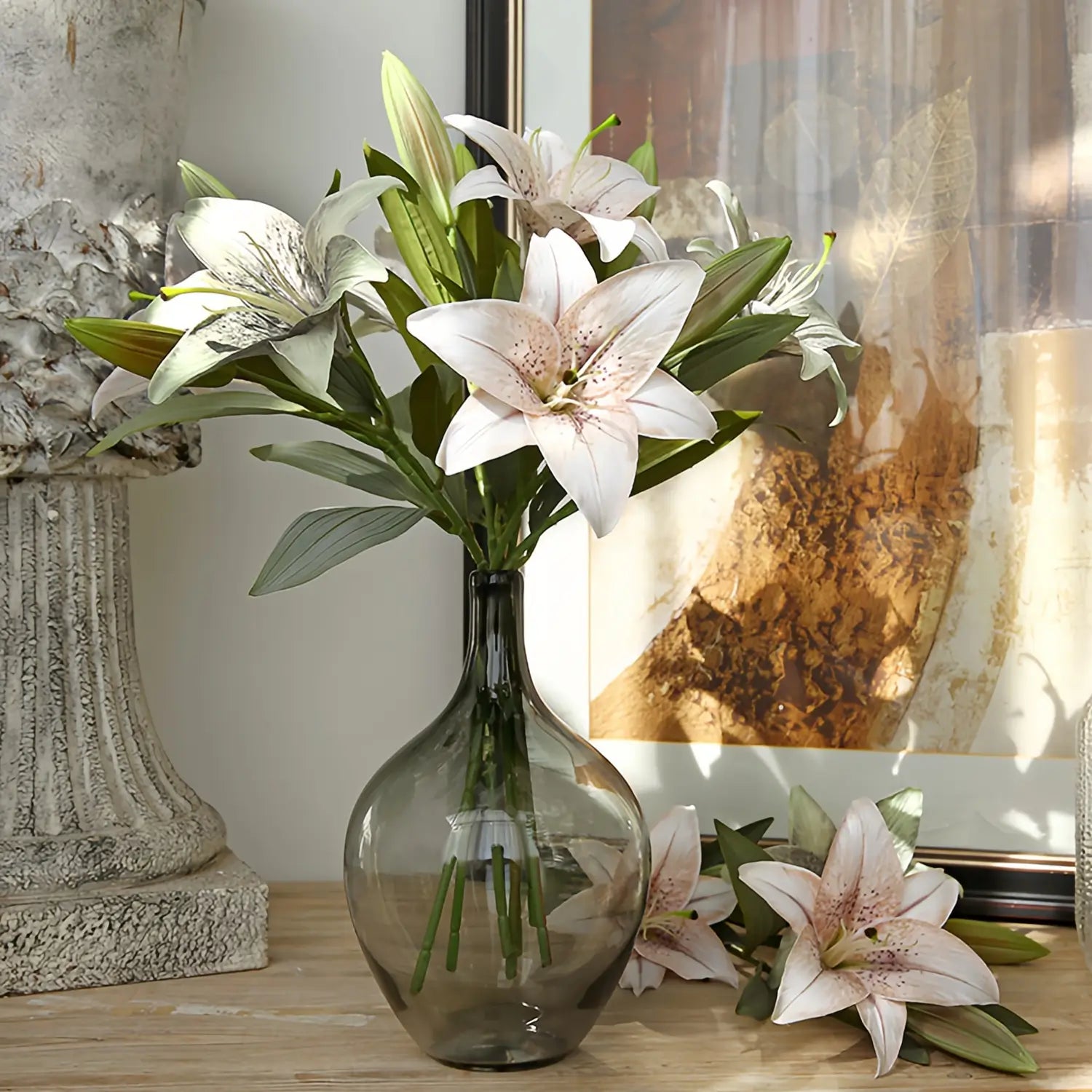 Artificial Lily Stem - 20.9"