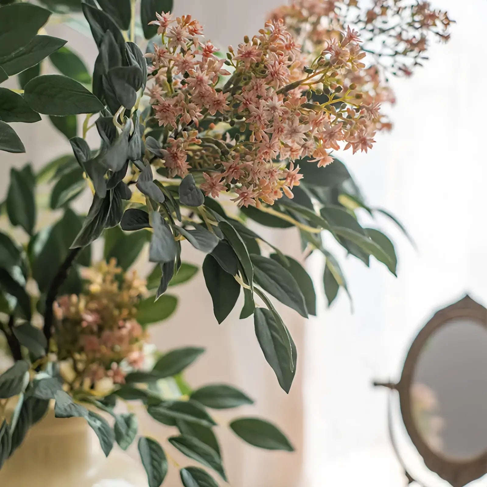 Classic Artificial Pink Bloom Bouquet