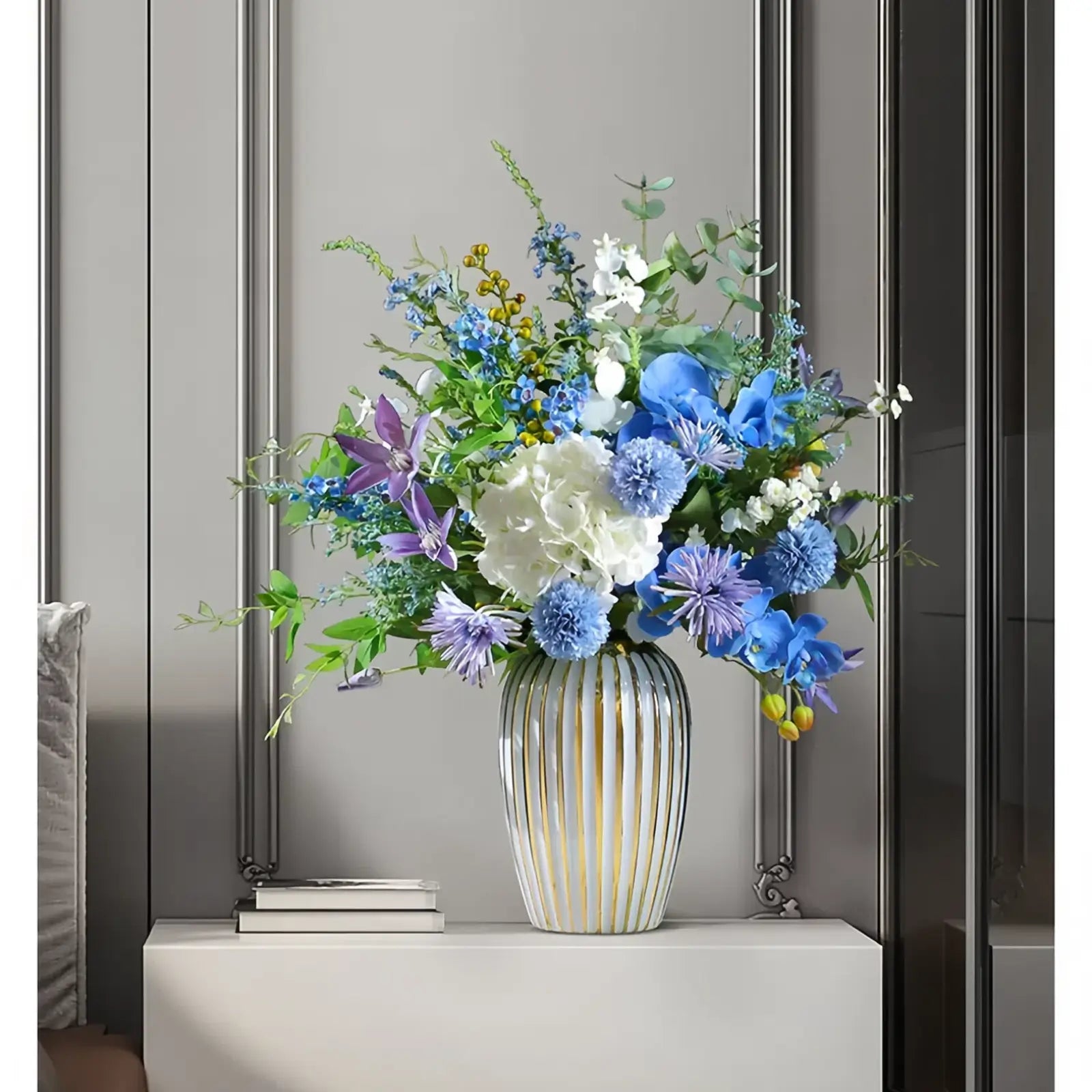 Opalfloral Artificial Mixed Flower Bouquet - Elegant Collection