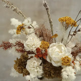 Opalfloral Elegant Dried Floral Bouquet - Natural Rustic Arrangement