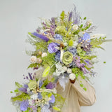 Opalfloral Lavender Meadow Dried Flower Bouquet - Large & Small Sizes