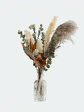 Opalfloral Pampas Grass and Eucalyptus Dried Flower Bouquet