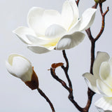 Opalfloral Timeless Faux Magnolia Arrangement – Available in White, Pink, Yellow, and Red