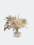 Opalfloral White Bunny Tail & Pampas Grass Dried Flower Bouquet