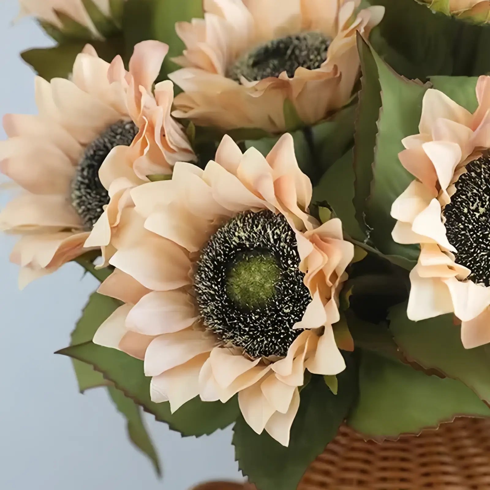 Vibrant Artificial Sunflower Bouquet – 2 Color Options