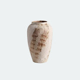 [11.8"] Wabi-Sabi Style Ceramic Vase with Distressed Finish